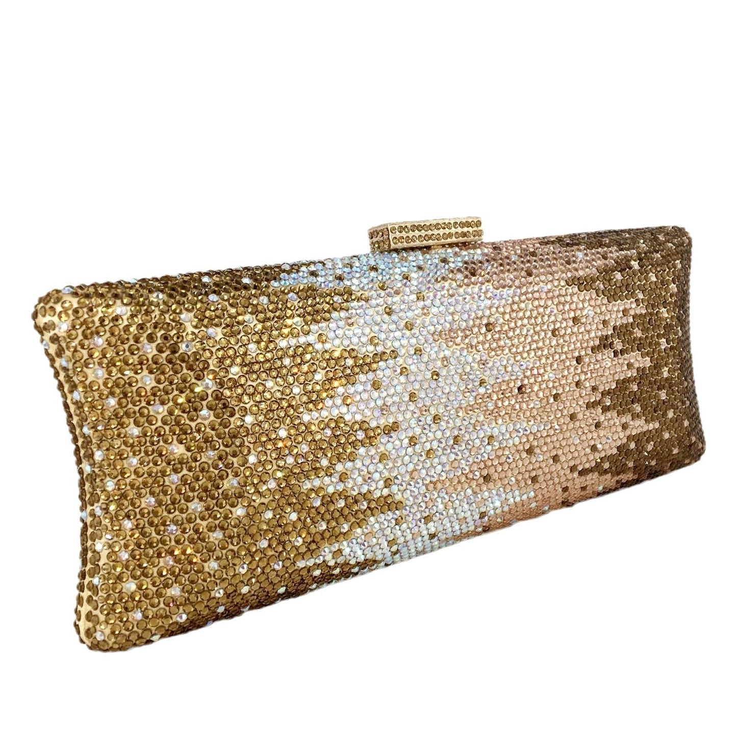 Luxury Crystal Gold Clutch Bag Montipi
