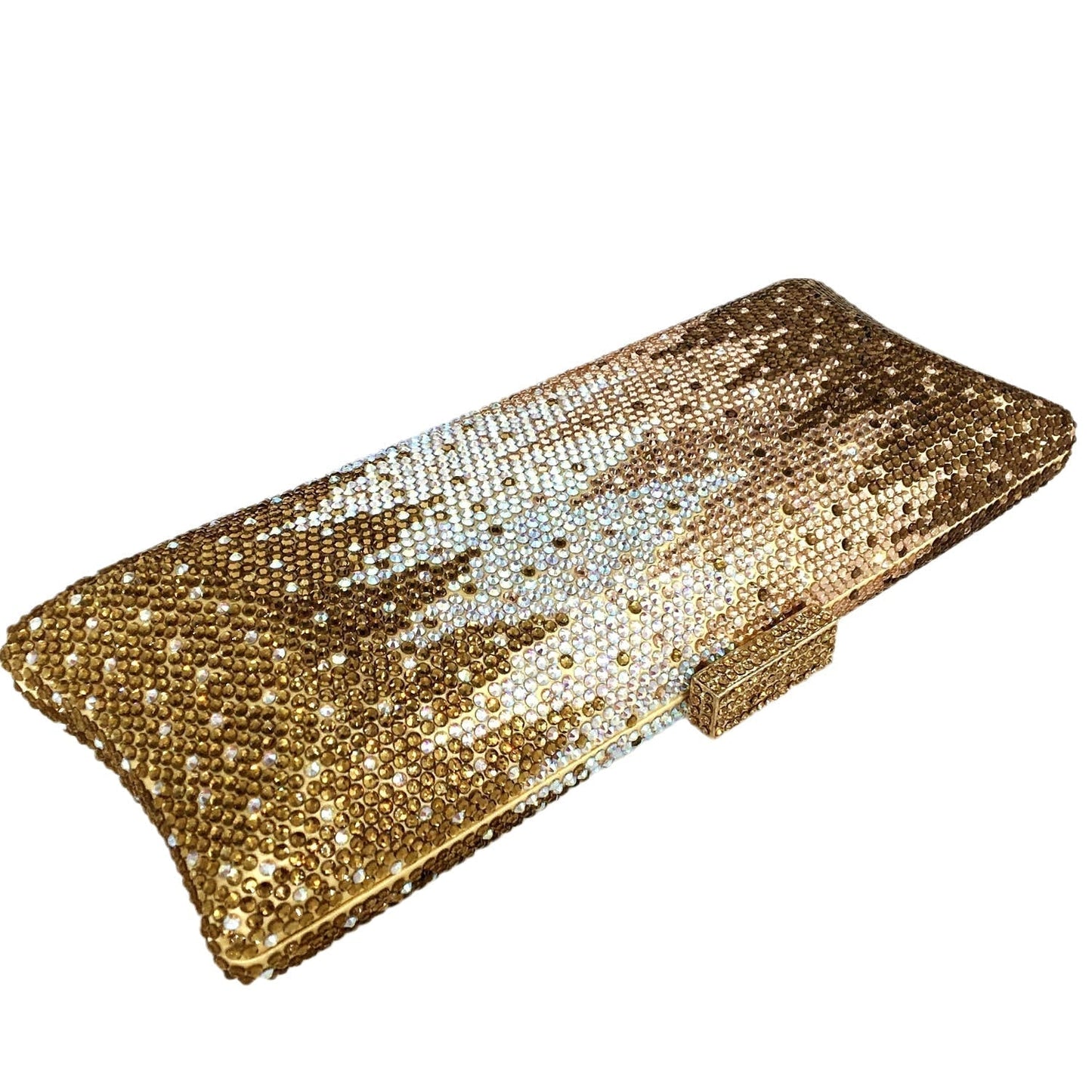Luxury Crystal Gold Clutch Bag Montipi