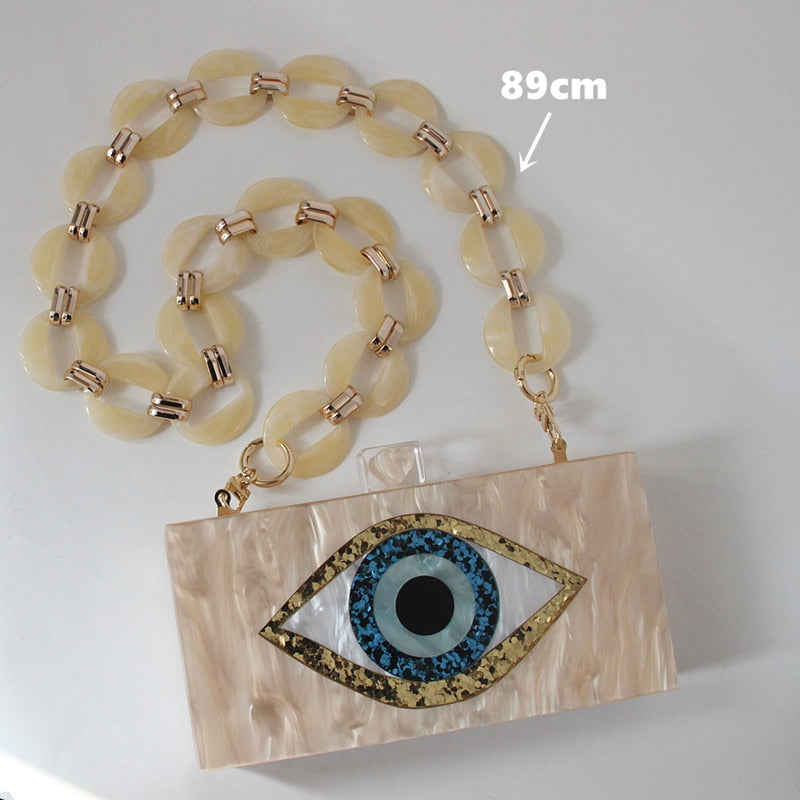 Luxury Evil Eye Clutch Bag Montipi