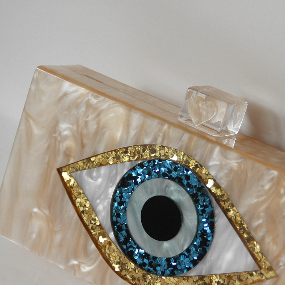 Luxury Evil Eye Clutch Bag Montipi