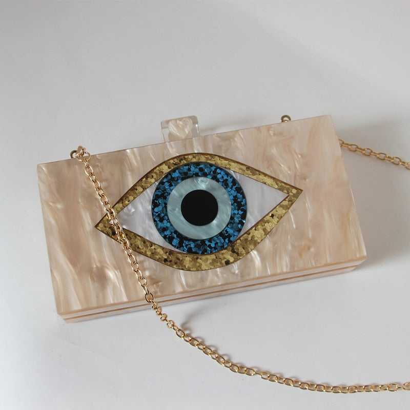 Luxury Evil Eye Clutch Bag Montipi
