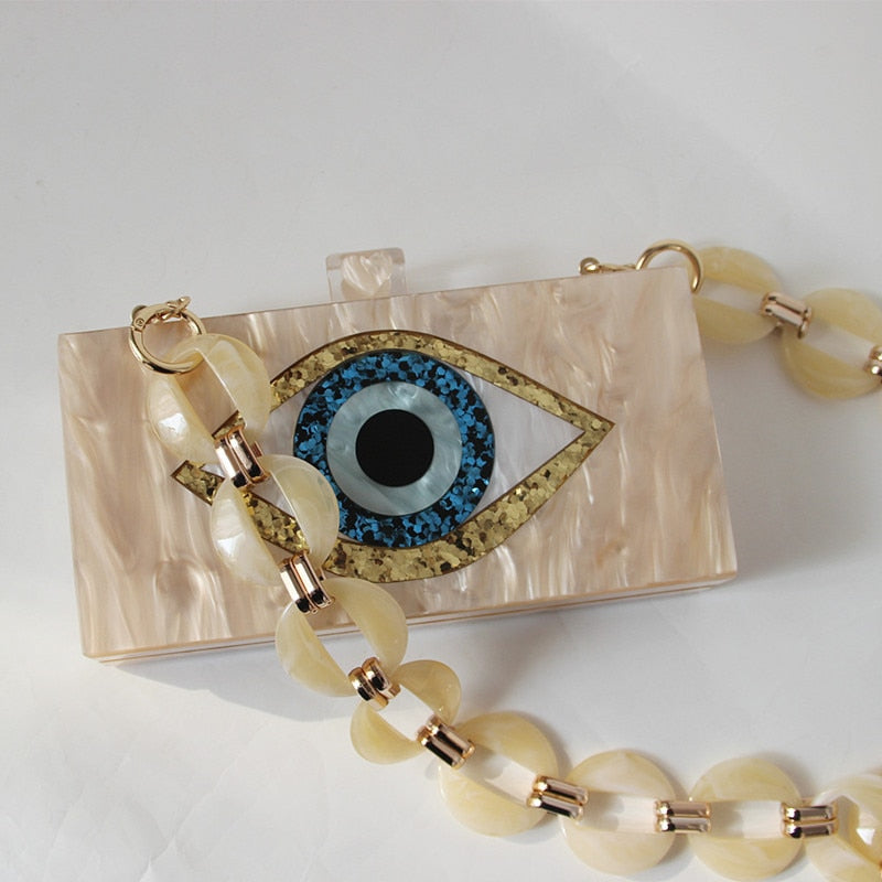 Luxury Evil Eye Clutch Bag Montipi
