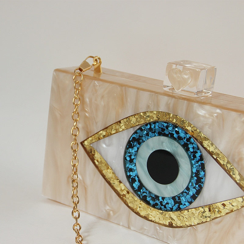 Luxury Evil Eye Clutch Bag Montipi