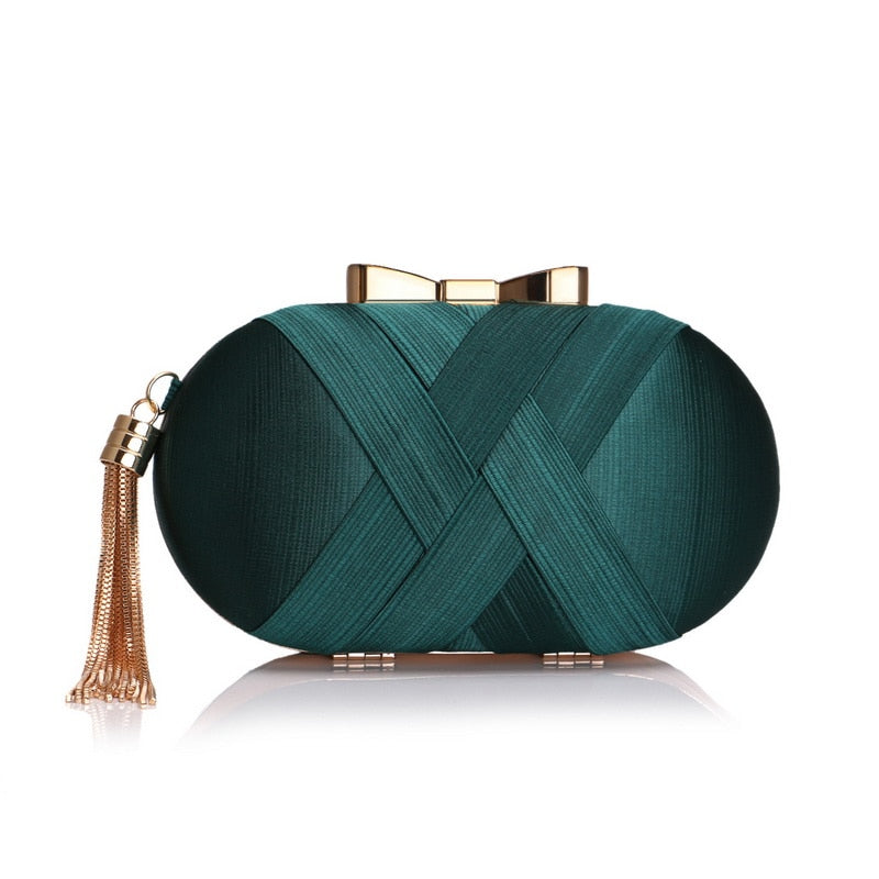 Luxury Vintage Chic Bow Clutch Bag Montipi