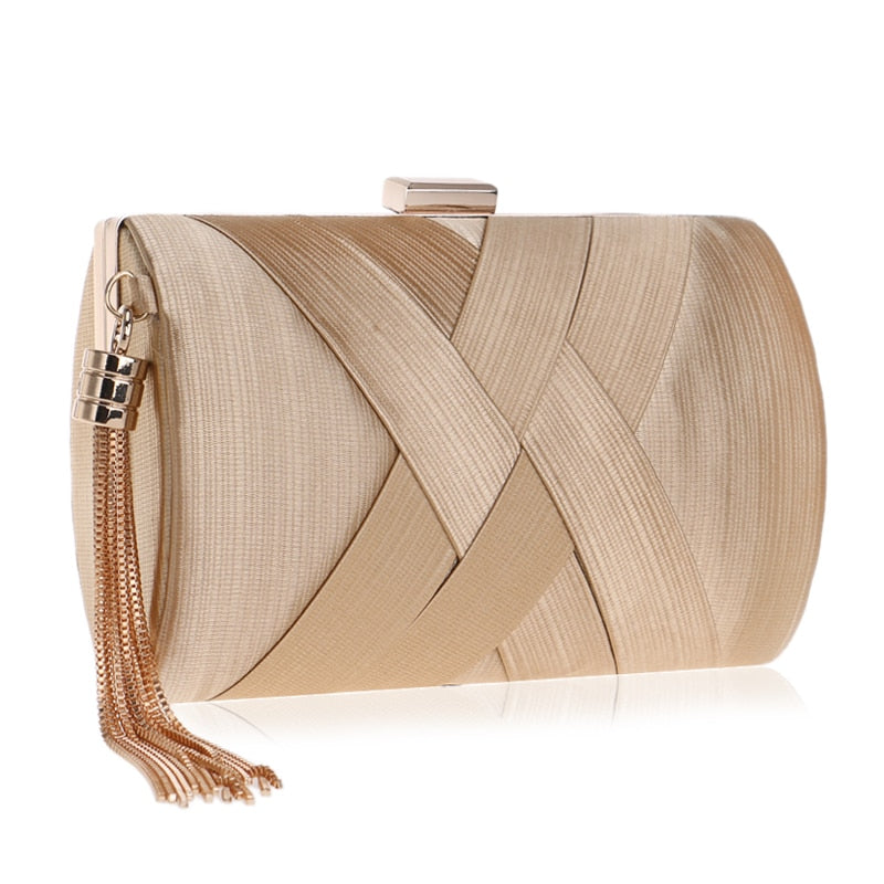 Luxury Vintage Chic Tassel Clutch Bag Montipi