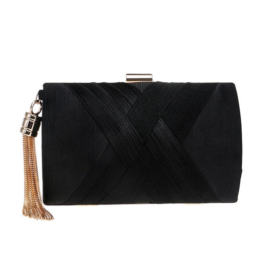 Luxury Vintage Chic Tassel Clutch Bag Montipi