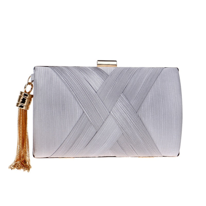 Luxury Vintage Chic Tassel Clutch Bag Montipi