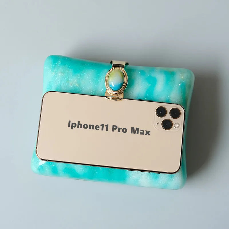 Mermaid Island Blue Clutch Bag Montipi