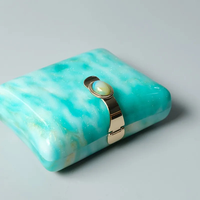 Mermaid Island Blue Clutch Bag Montipi