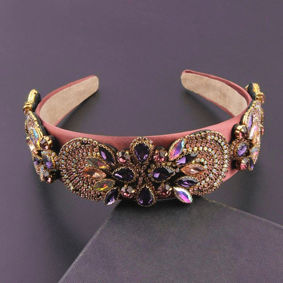 Minka Exuberant Eclectic Rhinestone Headband Montipi
