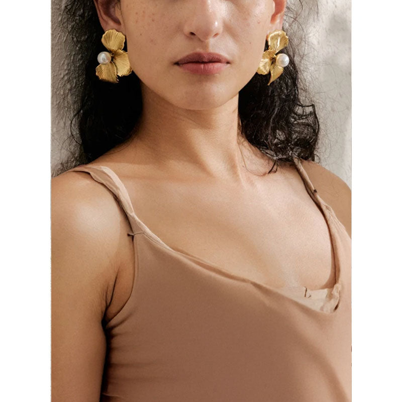 Orchid Statement Earrings