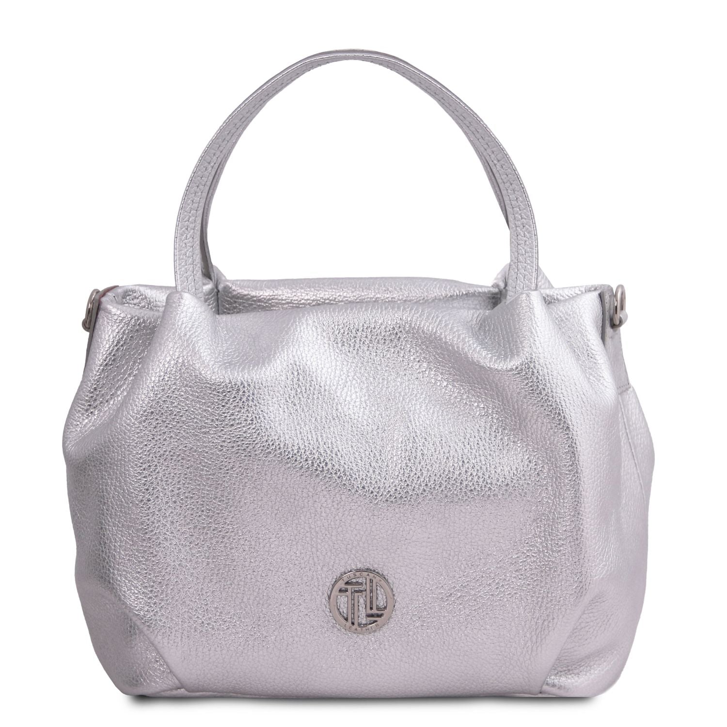 NORA Metallic Soft Leather Handbag Montipi