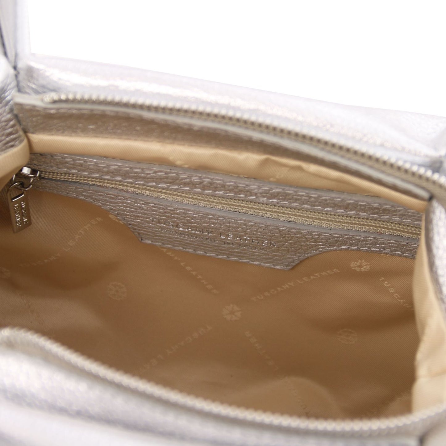 NORA Metallic Soft Leather Handbag Montipi