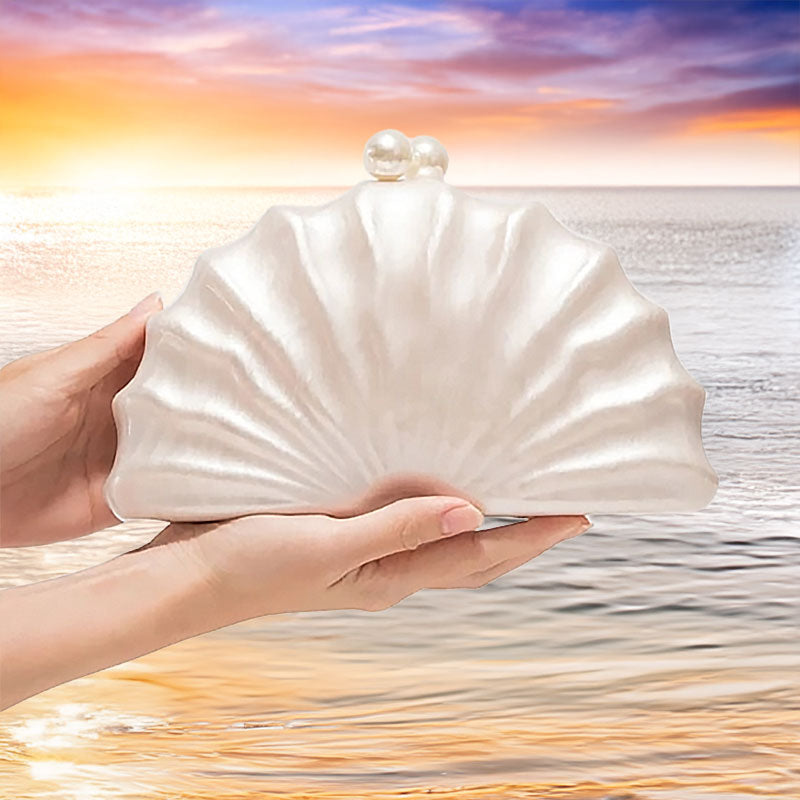Nautilus Pearl Shell Clutch Bag