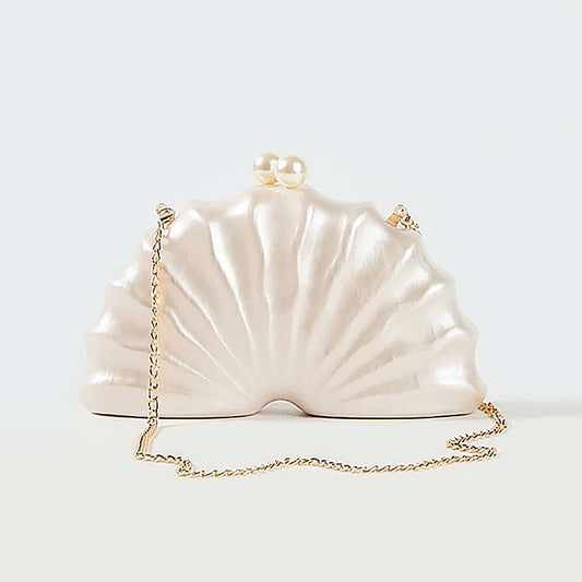 Nautilus Pearl Shell Clutch Bag