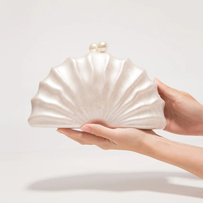 Nautilus Pearl Shell Clutch Bag by Montipi Australia