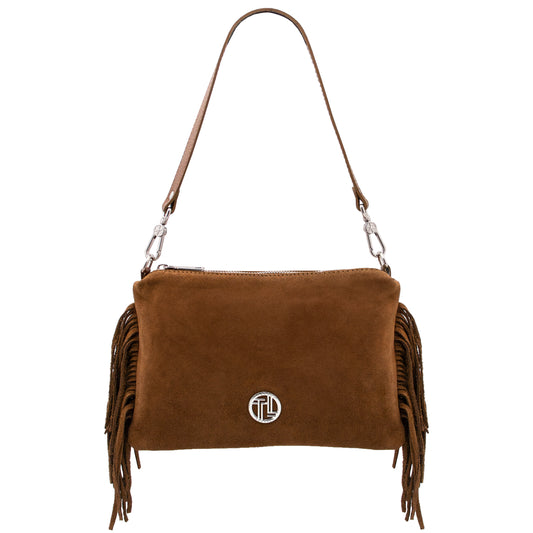 Nomad Suede Fringe Crossbody