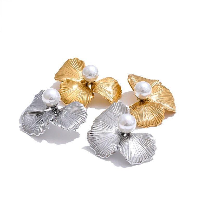 Orchid Statement Earrings