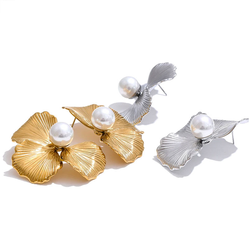 Orchid Statement Earrings