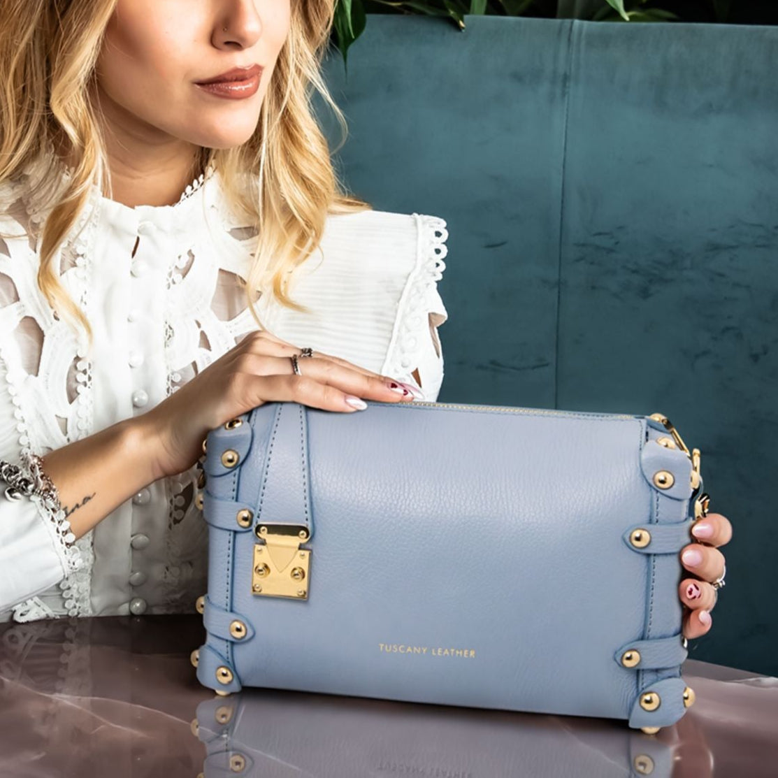 PRALINE Leather Handbag