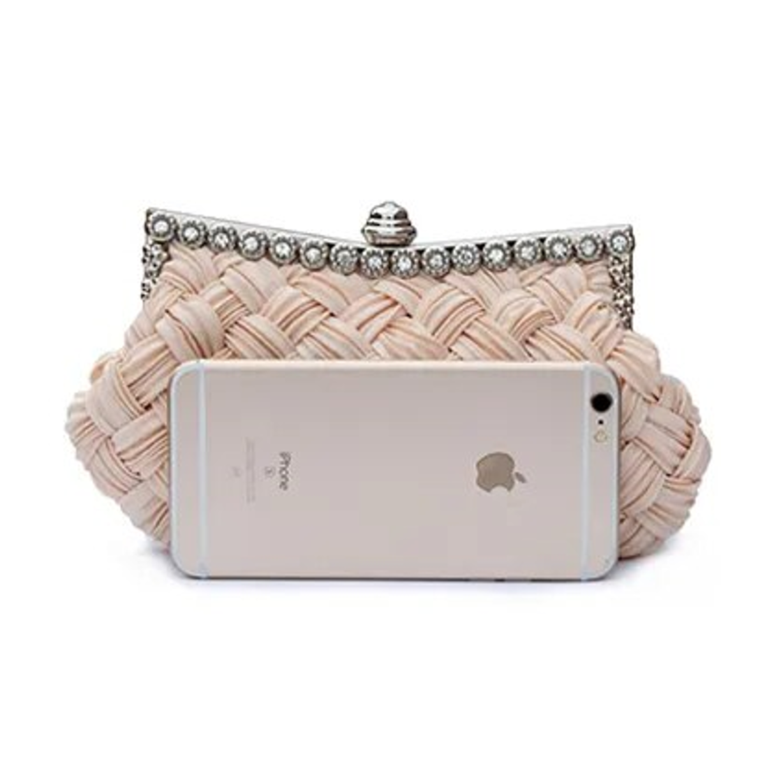 Retro Chic Woven Designer Clutch Montipi