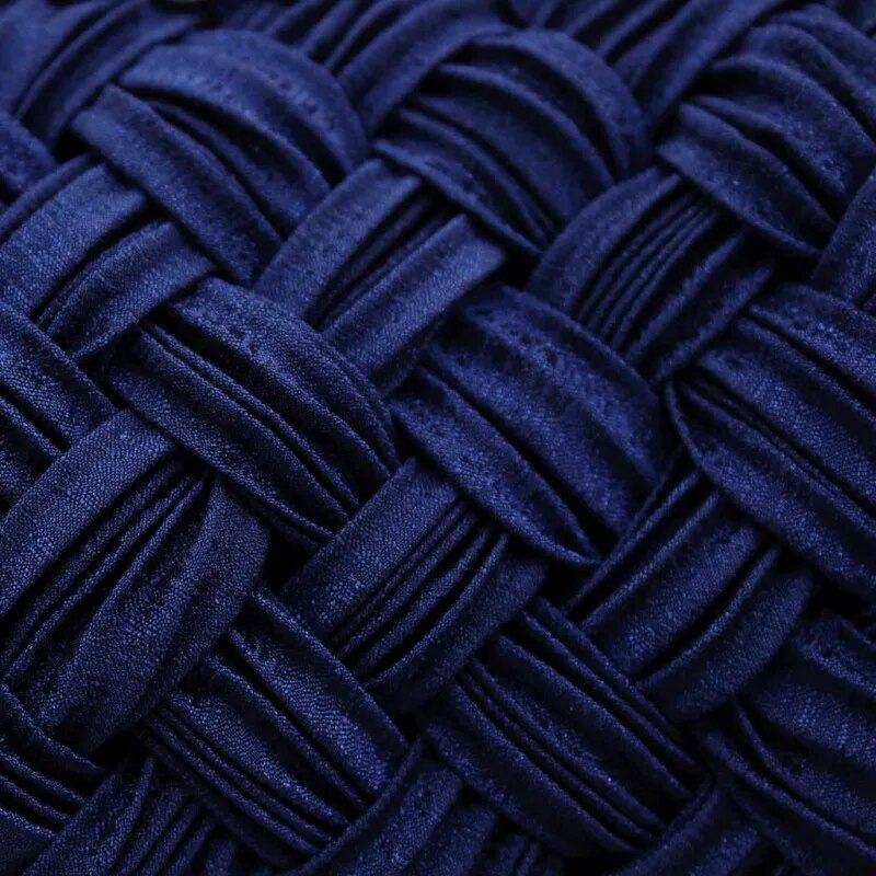 Retro Chic Woven Designer Clutch Montipi