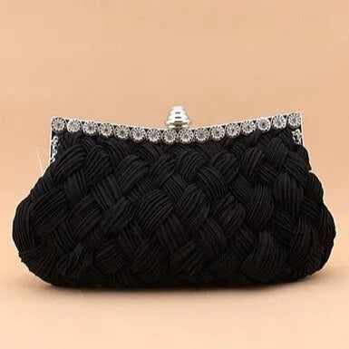 Retro Chic Woven Designer Clutch Montipi