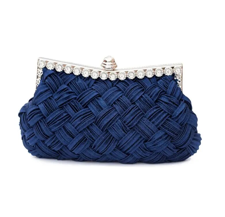 Retro Chic Woven Designer Clutch Montipi