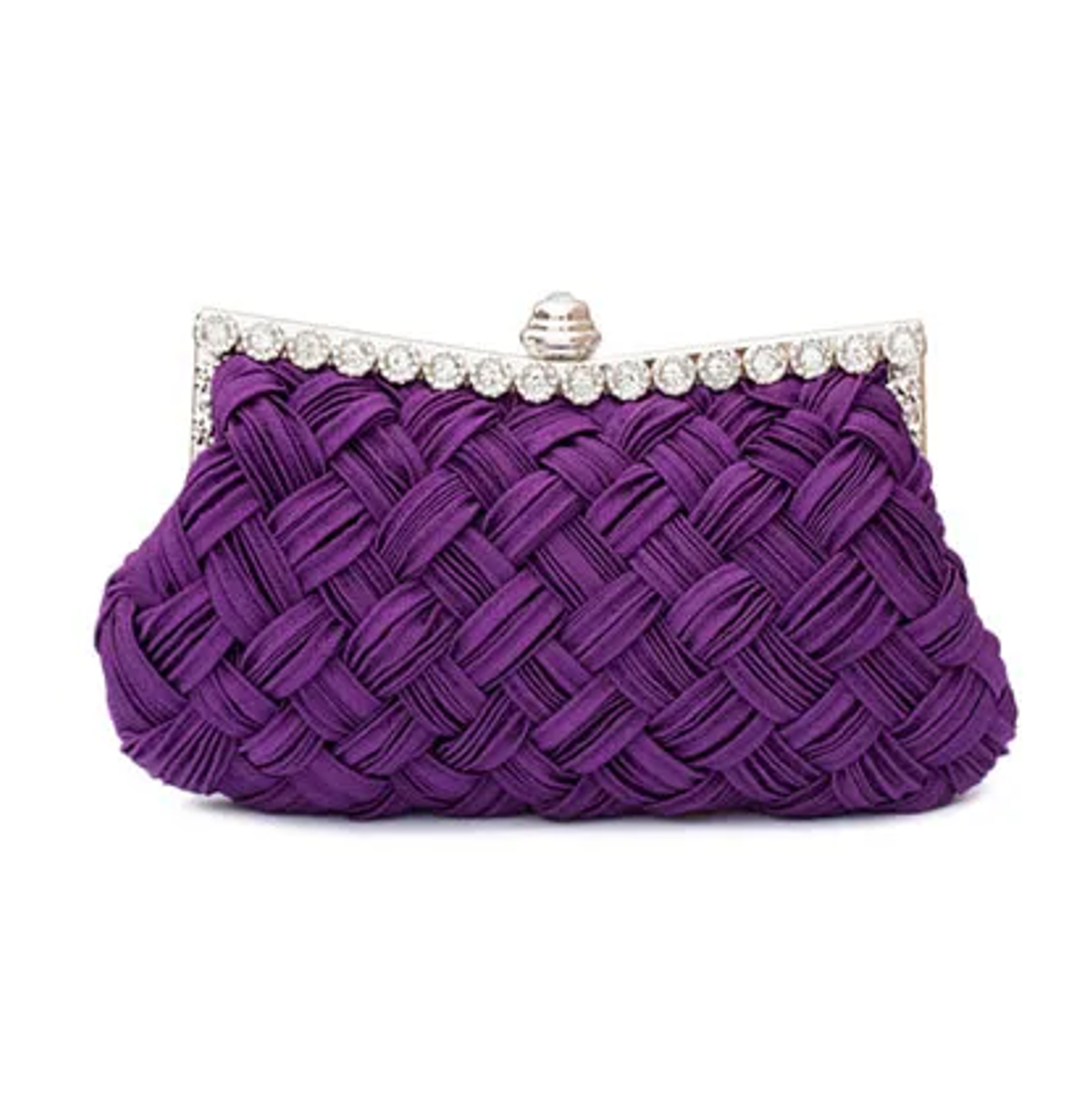 Retro Chic Woven Designer Clutch Montipi