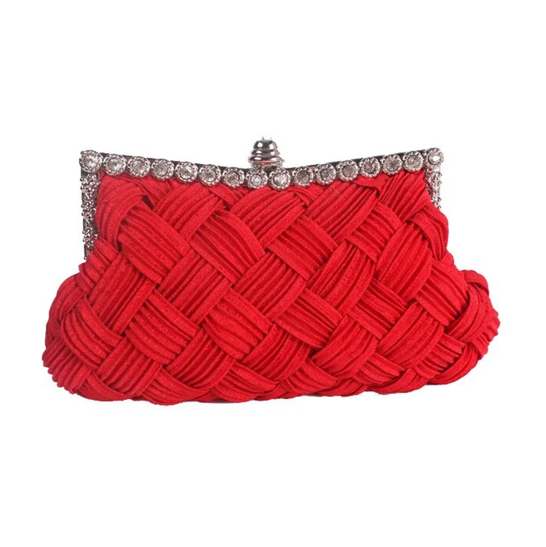 Retro Chic Woven Designer Clutch Montipi