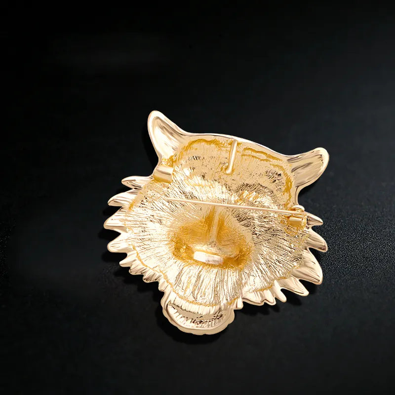 Rhinestone Tiger Brooch Montipi