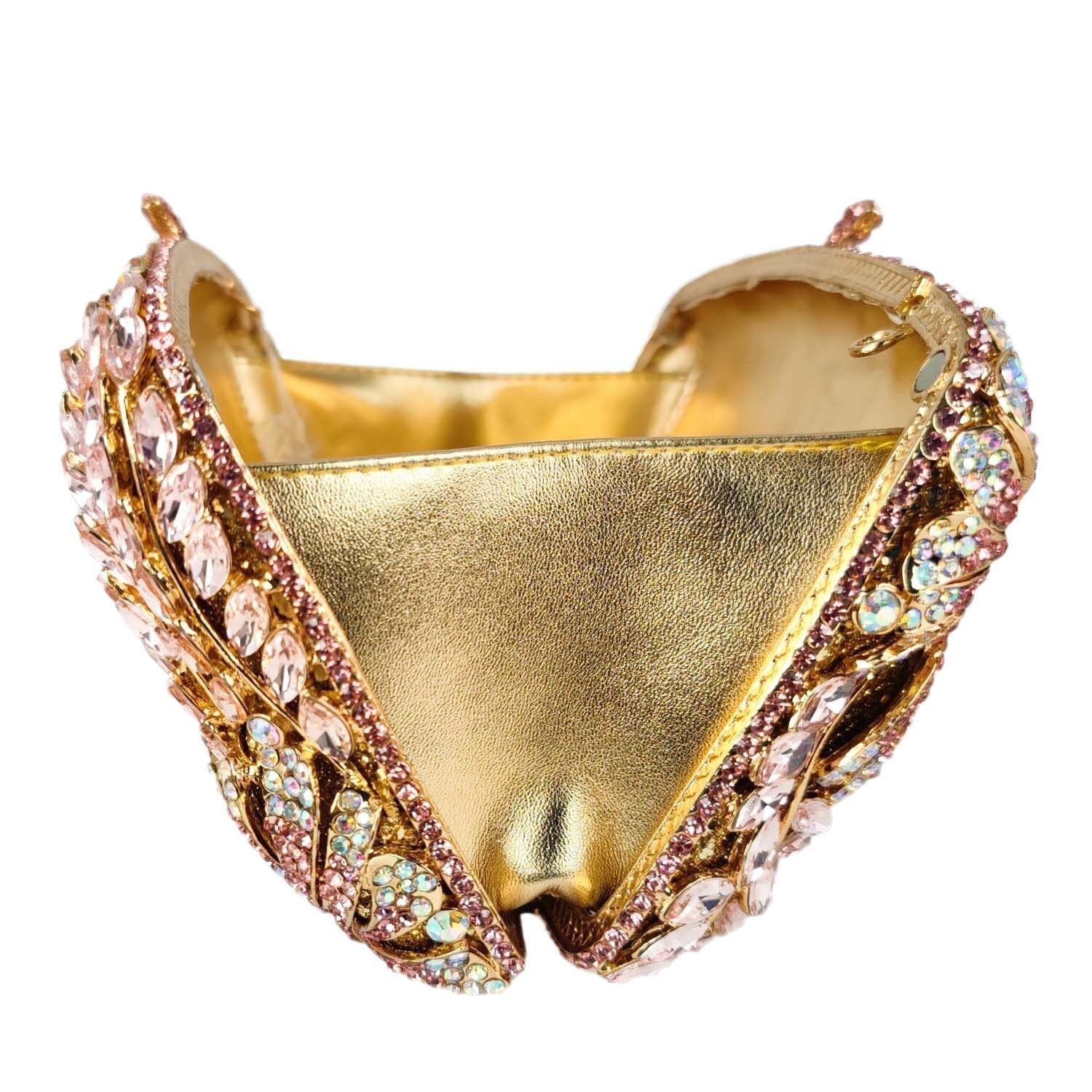 Riviera Floral Rhinestones Clutch Bag Montipi