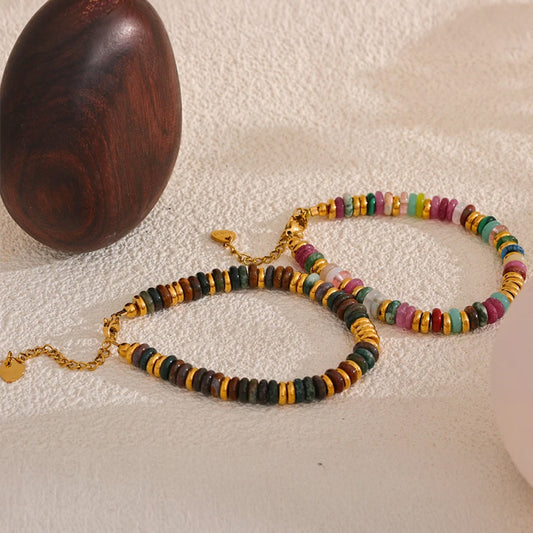 Riviera Gemstone Beaded Bracelet