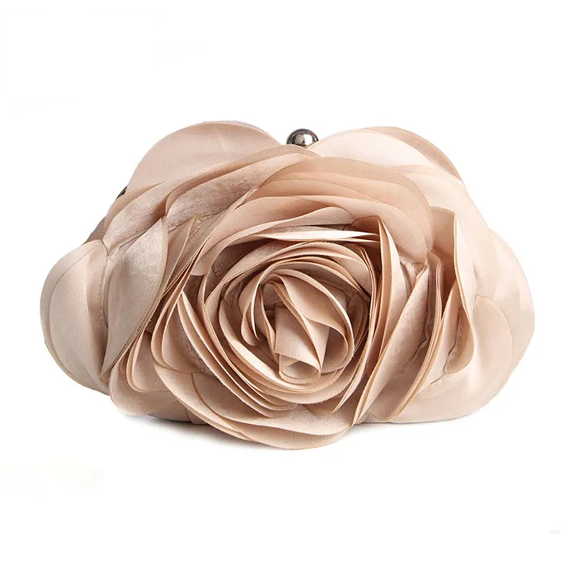 chic Rose Petal Clutch Bag in stylish rose shape with a couture feel by Montipi Australia