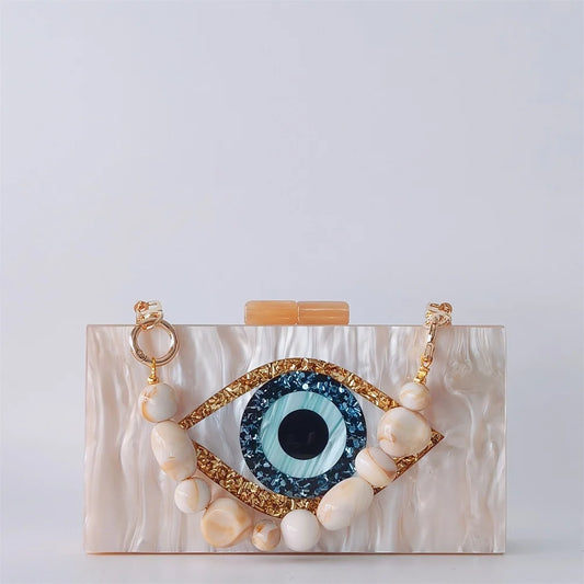 Luxury Mystic Evil Eye Clutch Bag