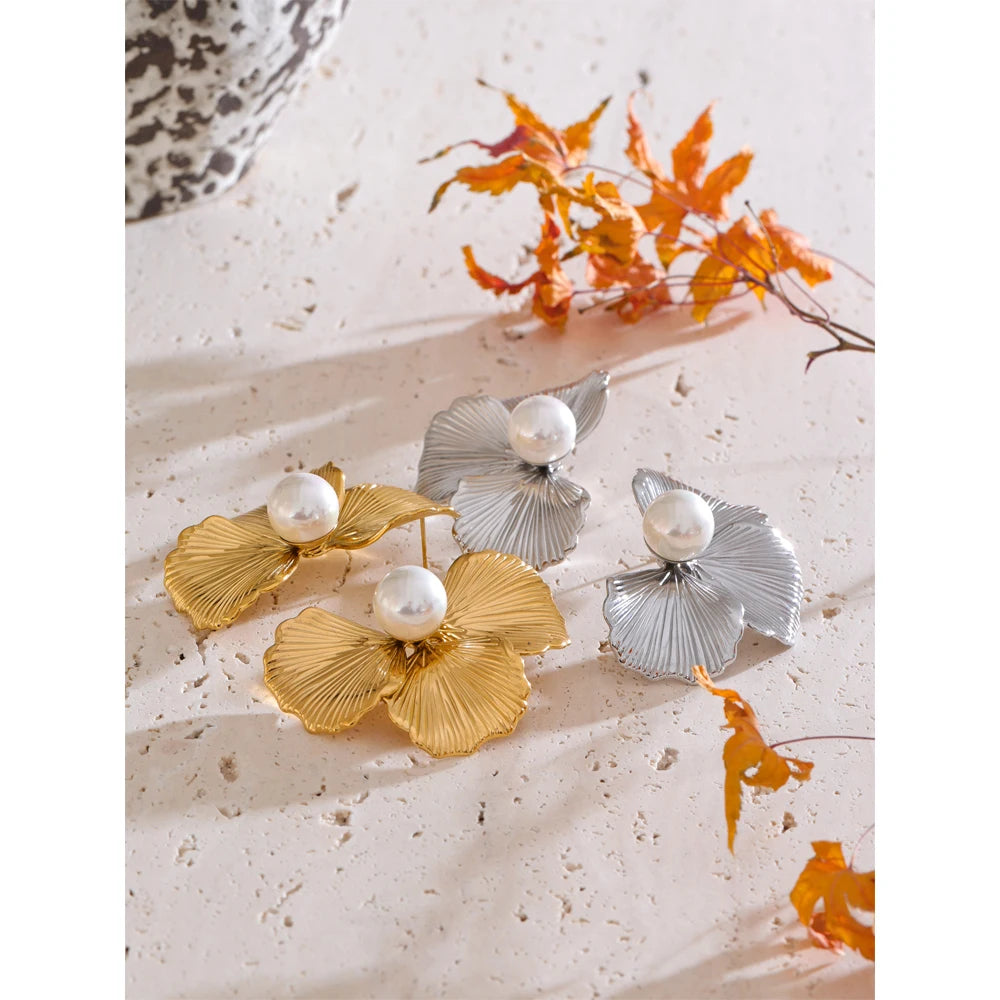 Orchid Statement Earrings