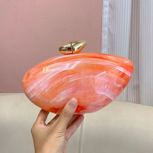 Venus Shell Acrylic Clutch