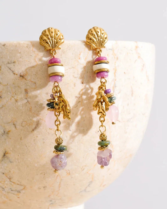 Nymphaea Shell Earrings