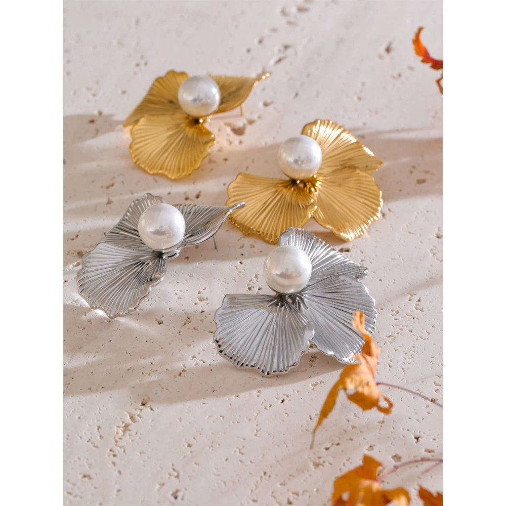 Orchid Statement Earrings
