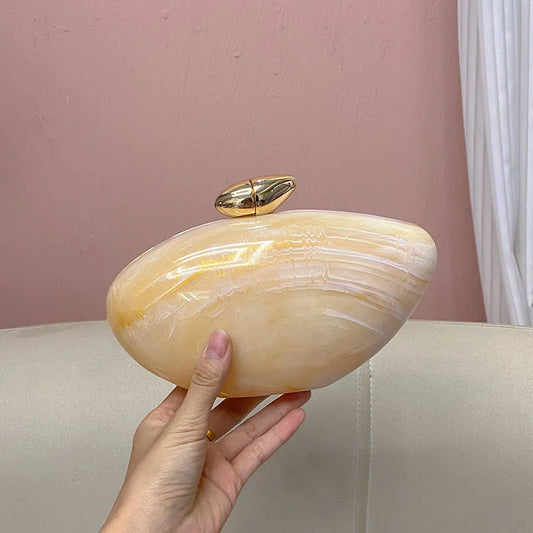 Venus Shell Acrylic Clutch