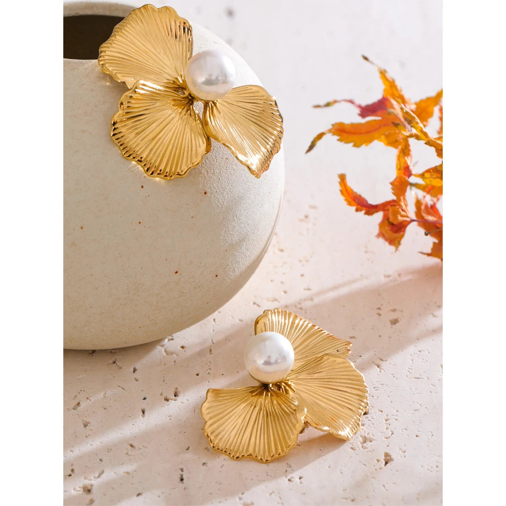 Orchid Statement Earrings