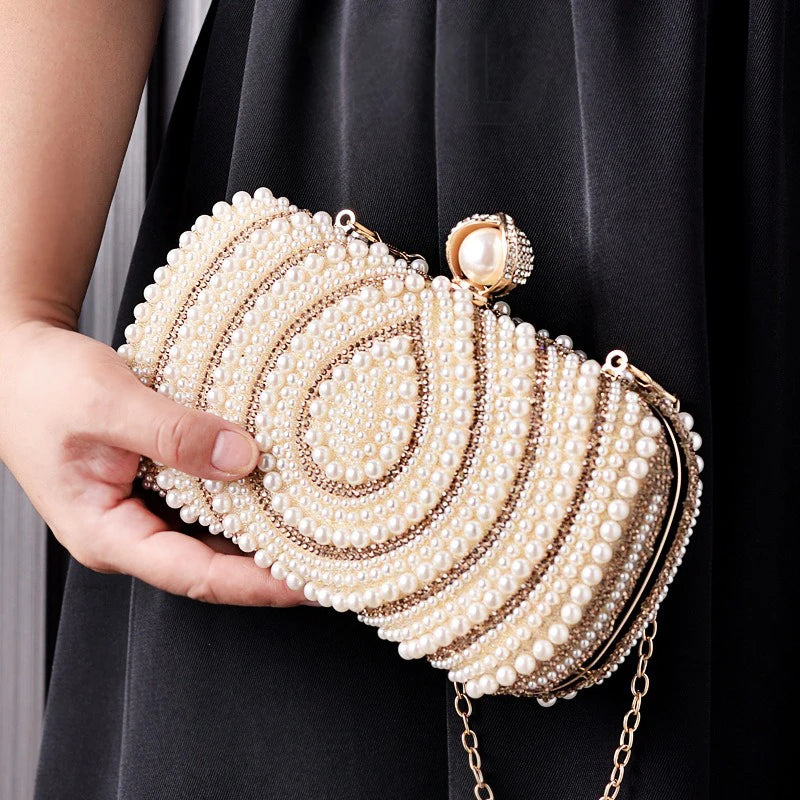 Pearl Dream Elegance Clutch Bag