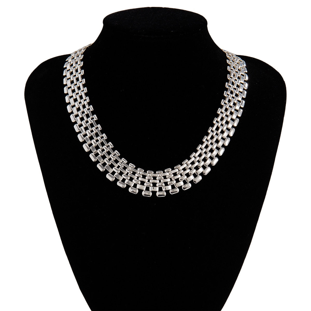 Statement Designer Chunky Chain Necklace Montipi