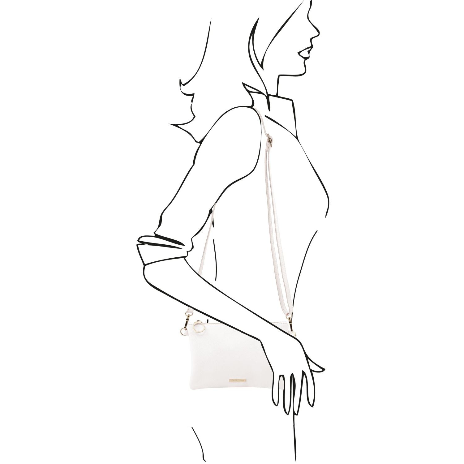 TL BAG Soft Leather Clutch Montipi