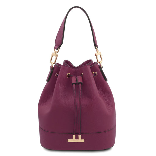 TL Leather Bucket Bag