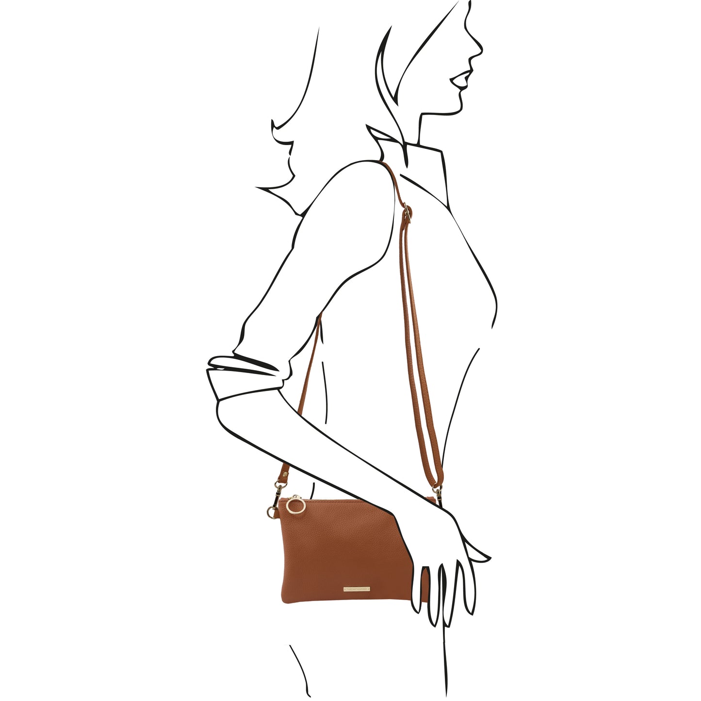 TL Soft Leather Clutch