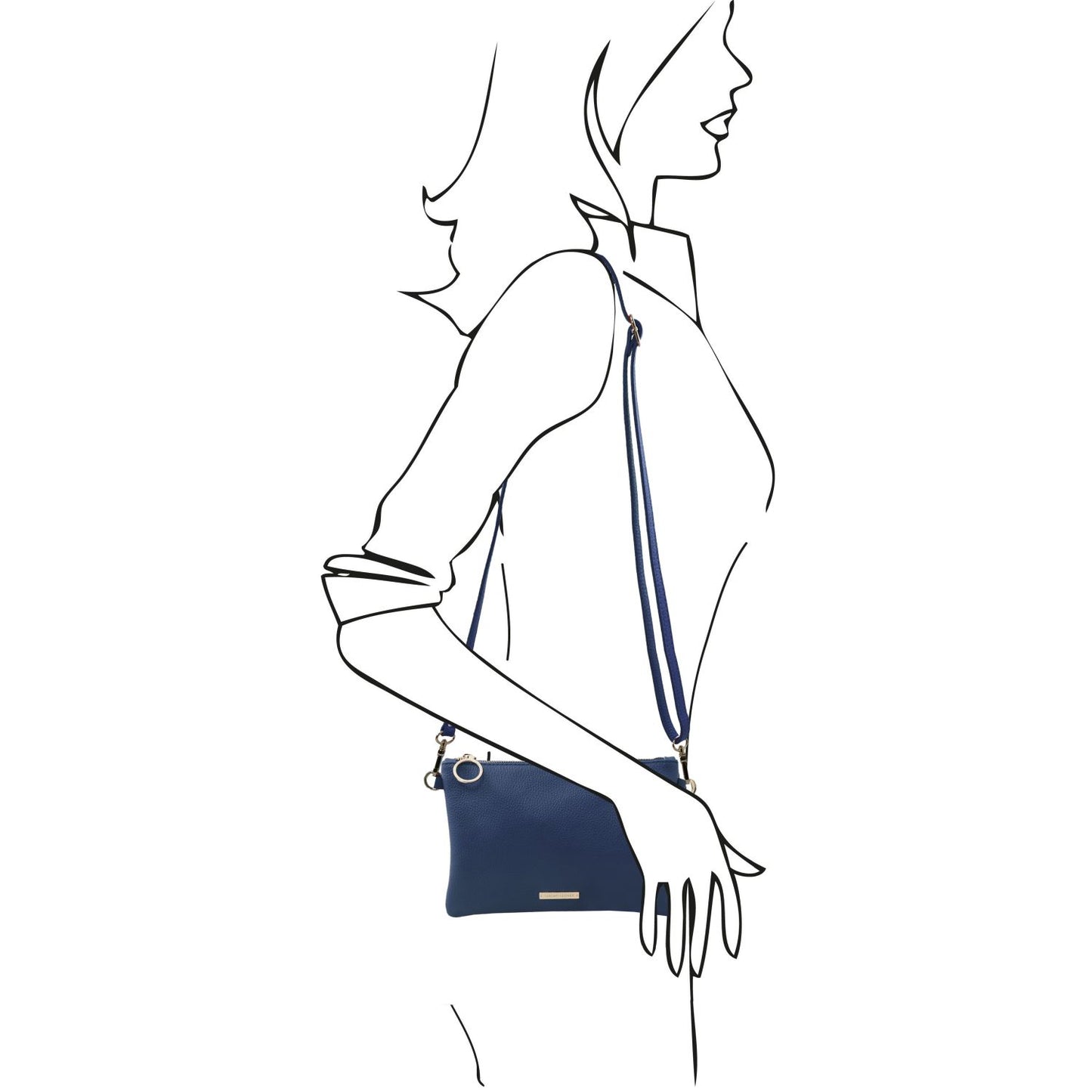 TL Soft Leather Clutch