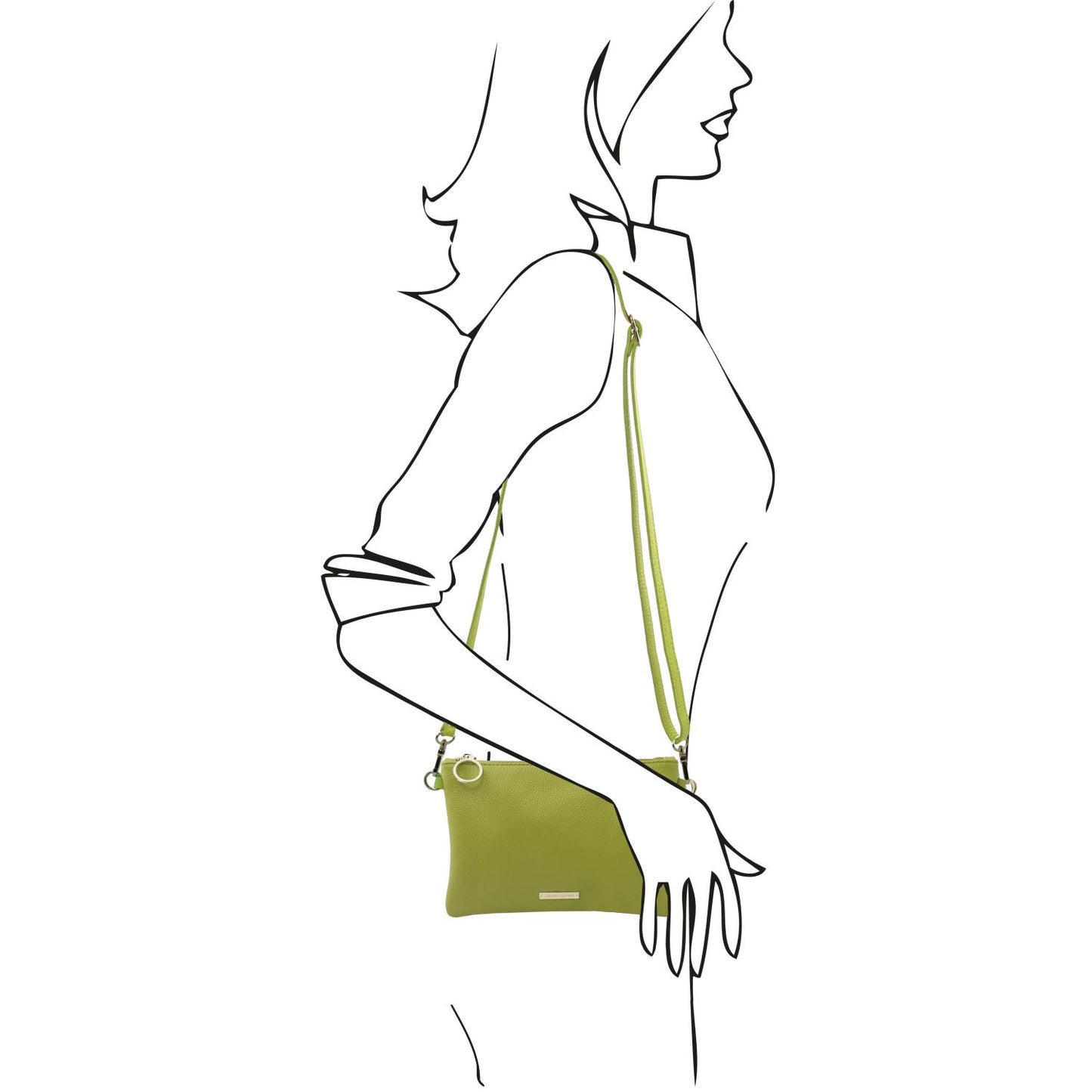 TL Soft Leather Clutch