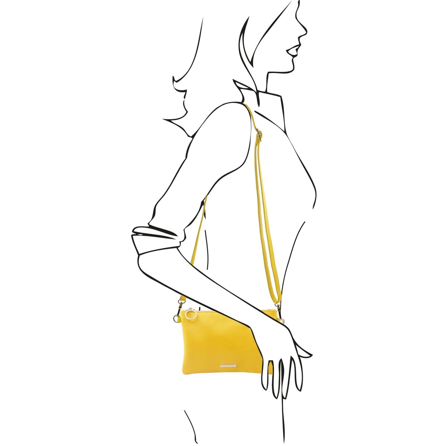 TL Soft Leather Clutch