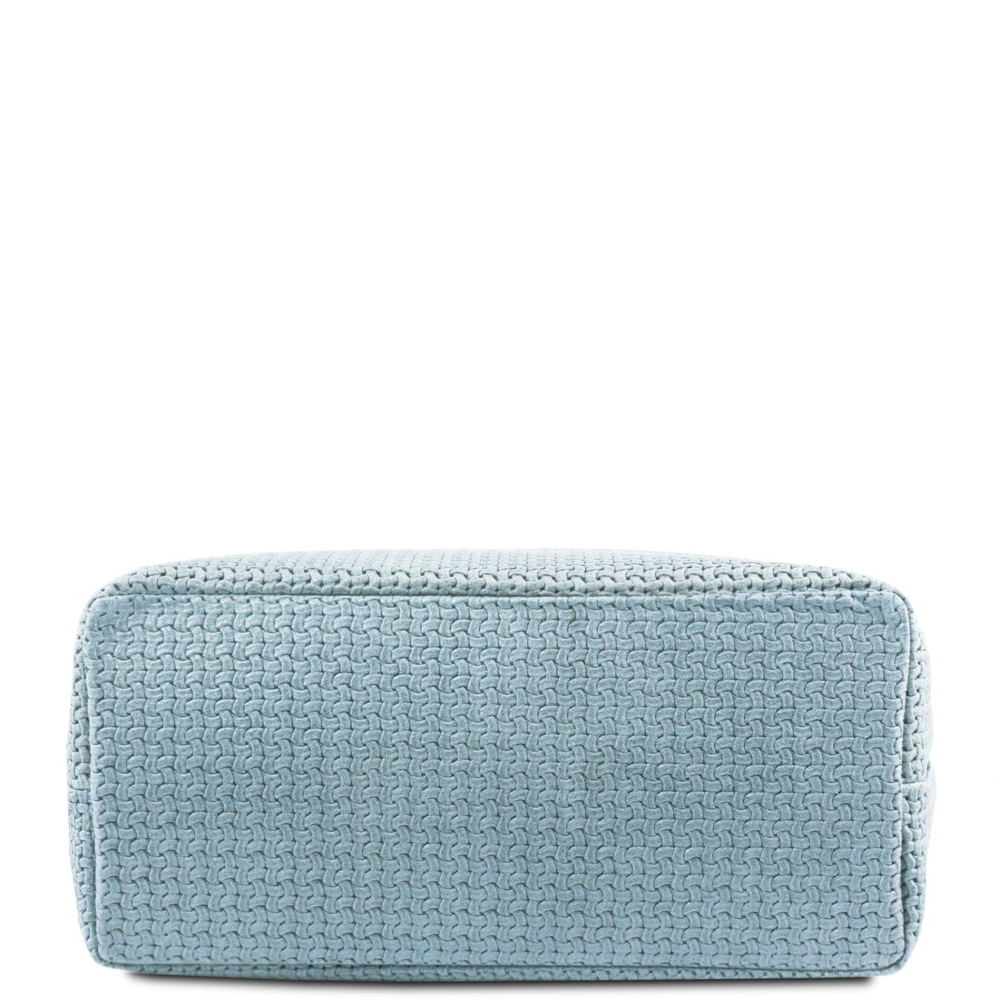 TL KEYLUCK Woven Leather Tote Bag